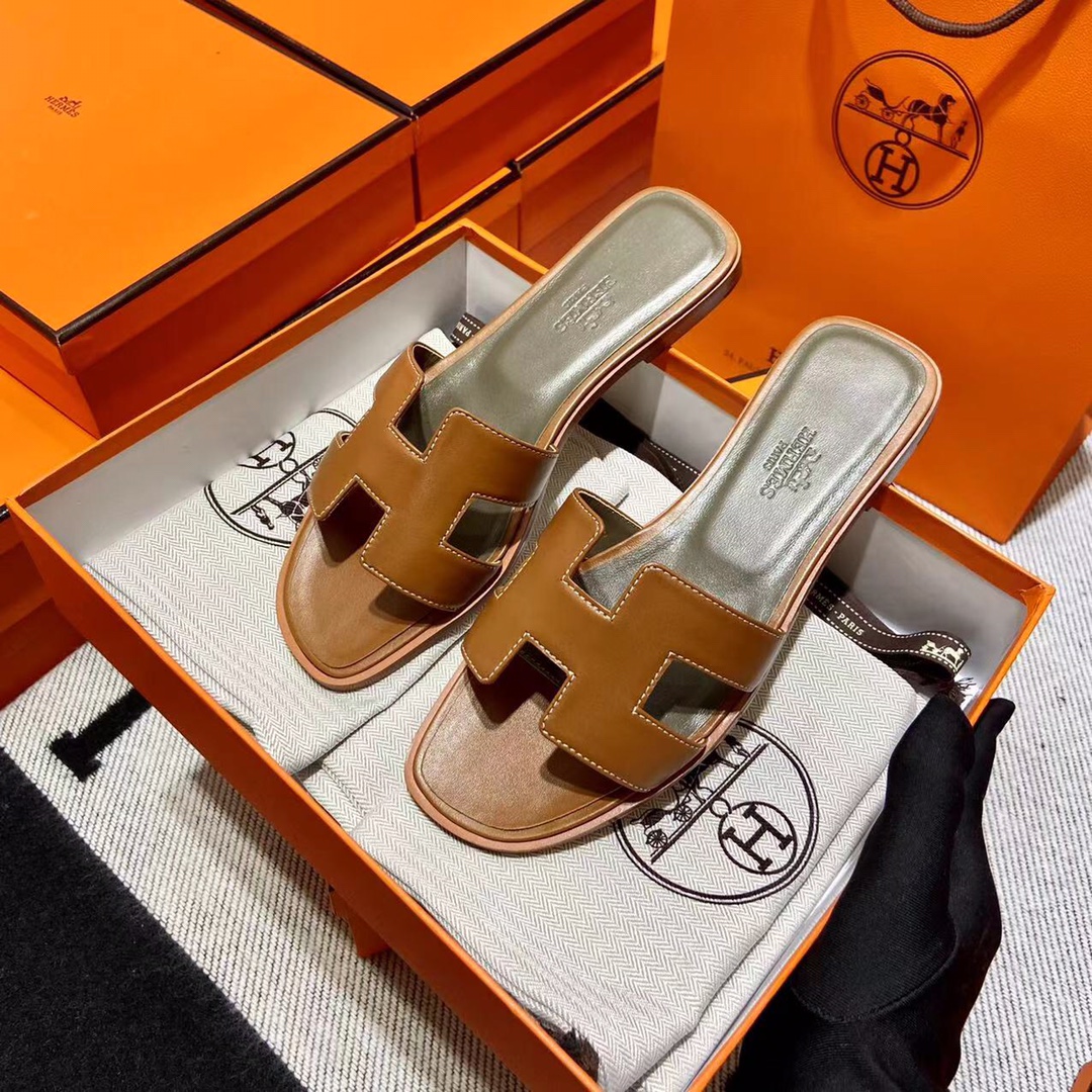 에르메스 올수공 오란 슬리퍼 샌들 스위프트 23